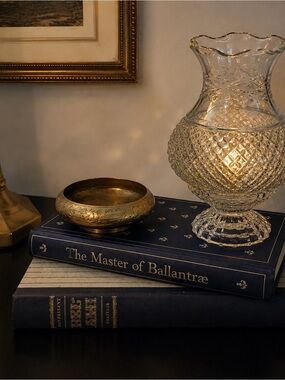 Vintage Brass Bowl Etched Trinket Dish | Cottagecore Catchall GrandMillennial